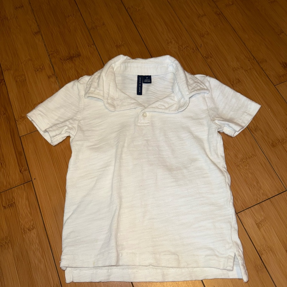 Janie and Jack White Polo Shirt Classic Style